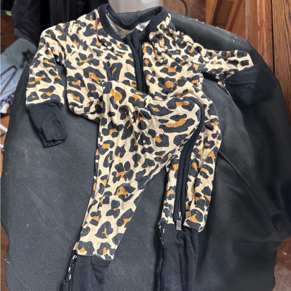Posh Peanut Leopard Print Baby Outfit